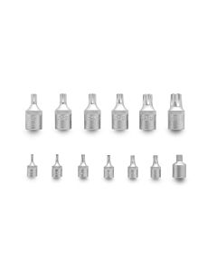 Herramientas Manuales Juego de Bocallaves con Punta Torx [ 1/4'] (10Pzs) BREMEN® - Torx -