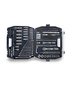 Herramientas Manuales Juego de Bocallaves con Accesorios [1/2'] (218Pzs) BREMEN® mm Hexagonal -