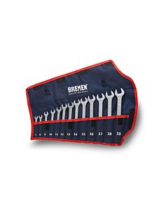 Juego de llaves combinadas 13 piezas de N° 7 al N° 19 con Estuche BREMEN®