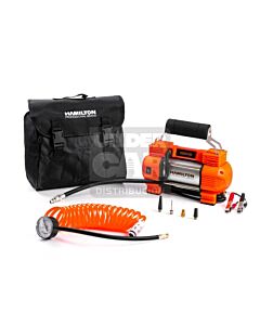 COMPRESOR DE AIRE 12V PARA AUT OMOTORES HAMILTON®