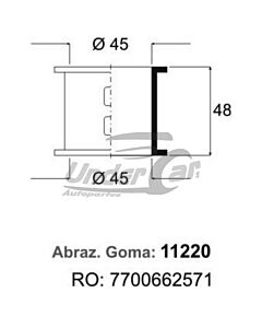 Soporte De Cremallera SOPORTE CAJA DIR. R9/11/18