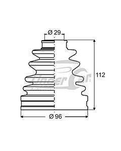 Fuelle De Transmision TOYOTA HILUX SW4 (98-02) CAJA DER-IZQ