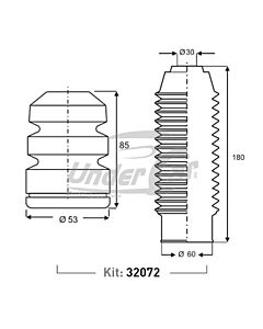 Kit Fuelle De Suspension HYUNDAI DELANTERO