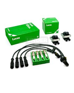 KIT BOBINA CABLES BUJIAS (LEIG002 X2/ LEIHTT06SC/LSPKR6E) FIAT PALIO - SIENA 1,3 DOBLE BOBINA