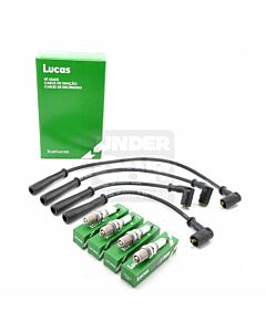 KIT CABLES Y BUJIAS (LEIHTR13SC/LSPKR5E) RENAULT CLIO, MEGANE, KANGOO, LOGAN, SANDERO, SCENIC, SYMBOL TODOS MOTORES K7M 1.6 8V