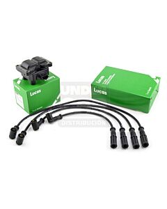 KIT BOBINA CABLES (LEIG018/LEIHTT09SC) FIAT PALIO / SIENA / UNO - MOTOR FIRE 1.3 & 1.4 8V