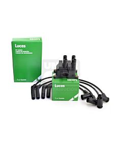 KIT BOBINA CABLES (LEIG031/LEIHTF02SC) FORD ESCORT VII / FIESTA IV / FOCUS / KA / MONDEO / MAZDA 3 - MOTOR ZETEC / ROCAM (BOBINA FICHA CHICA)