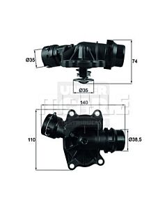 Termostato BMW 330-530-X5 Motor M57 D30 (306D1)