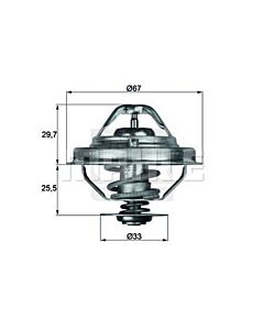 Termostato BMW 325 TDS-525 TDS Motor M51 D25 (256T1)
