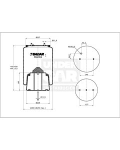 Scania K340/K380/K420/310 Tras Muelle Lobular
