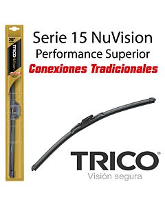 Escobillas Limpia Parabrisa ESCOBILLAS LIMPIA PARABRISA NuVision ACOPLE Universal 16'