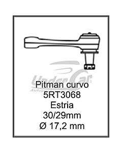 Brazo Pitman C10 C20 D20 93/… BRAZO PITMAN L= 136 MM