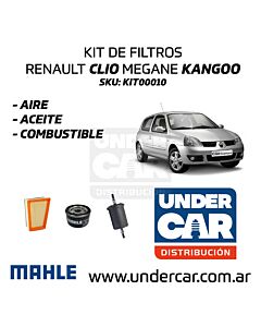 Kit De Filtros KIT DE FILTROS RENAULT CLIO MEGANE KANGOO  1.6 16V  1.6 16V K4M