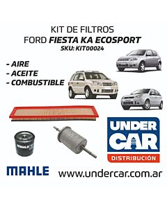 Kit De Filtros KIT DE FILTROS FORD FIESTA ECOSPORT MOTOR ZETEC ROCAM