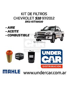 Kit De Filtros KIT DE FILTROS CHEVROLET S10 1997/2012 2.8